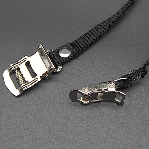 Adjustable Bike Pedal Straps - Universal Replacement for Exercise Bikes
