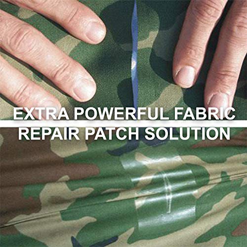 Fabric Repair Kit - Clear Patches for Canvas, Leather & More