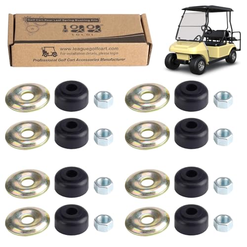 10L0L Golf Cart Shock Absorber Bushing Kit for Club Car DS/Precedent and EZGO TXT Marathon