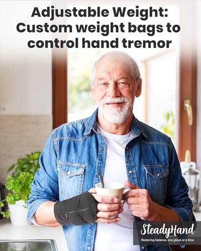 Adjustable Weight Gloves for Tremor Management & Hand Dexterity Aid