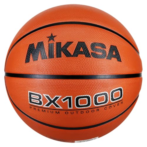 Mikasa BX1000 Premium Rubber Basketball Size 7 – 29.5" (Official Men’s Standard)