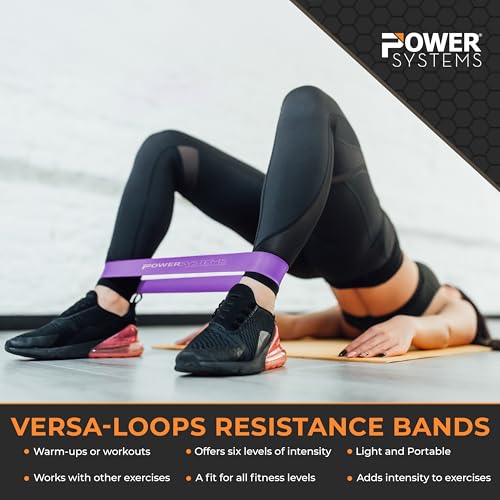 Versa Loop Exercise Resistance Band - Light, Natural Latex Fitness Loop