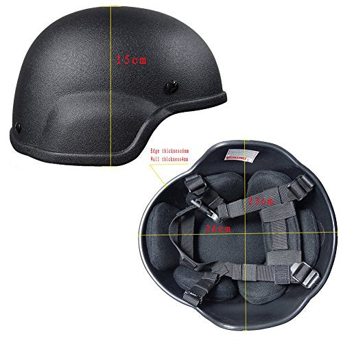 OneTigris Airsoft Helmet MICH 2000 with Adjustable Padding & Mounts
