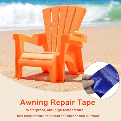 Heavy-Duty Waterproof Repair Tape - 3 Inch x 24.6FT, Blue