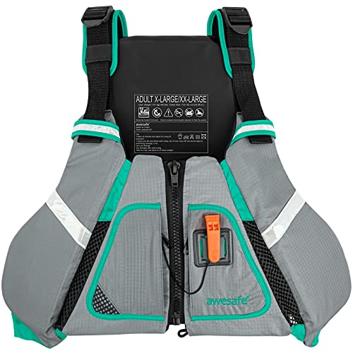 Adult Watersport Vest - Aqua, Medium-Large
