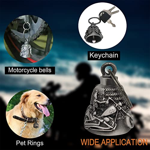 Dream Apparel Chopper Motorcycle Ride Bell Keychain for Bikers & Luck - Heavy Spirit Accessory