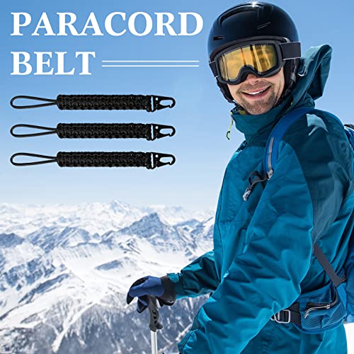 3 Pcs Paracord Keychain Lanyard - 9 Inch Tactical Accessories