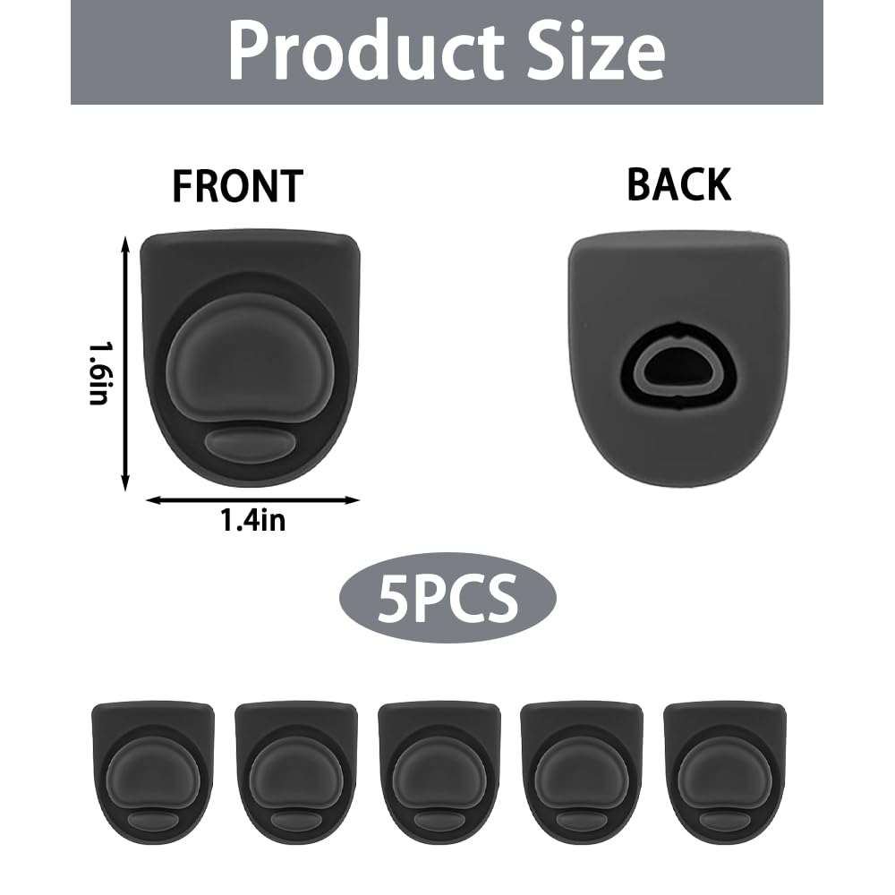 NebkDask 5pcs Replacement Stopper Compatible with Owala FreeSip 24oz 32oz, Water Bottle Top Lid Gasket for Owala 16/24/32/40oz Seal Bottle Cap Mouth Stopper Part Silicone Plug Accessories BPA-Free