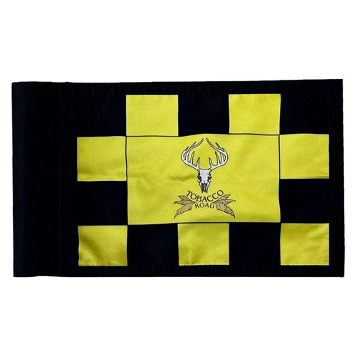 2BUT Standard Tobacco Road Golf Club Pin Flag Practic Putting Green Golf Flag For Backyard Garden Double-Sewn 600D Nylon Miniature Pin Flag Regulation Tube Flag(20"x13")