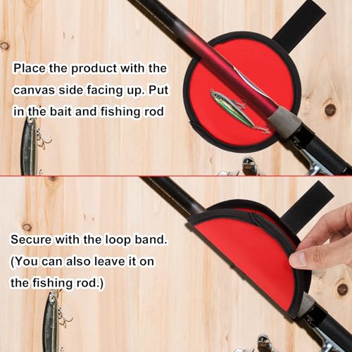 Fishing Lure Covers - 4 Pack Fishing Hook Protectors 5.91 Inch
