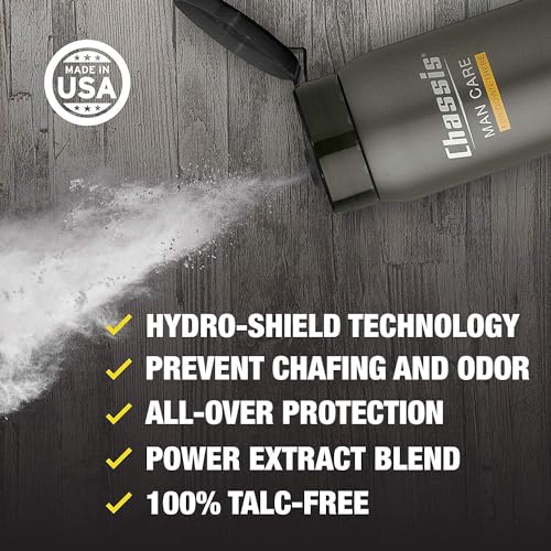 Premium Body Powder for Men - Talc-Free Odor Control & Anti-Chafing