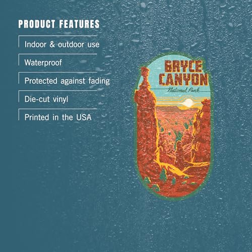 Bryce Canyon Vinyl Sticker - Small Decal for Adventure Lovers