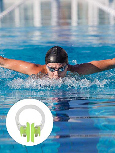 18 Pcs Silicone Swimming Nose Clips - Waterproof Nose Plugs for Kids & Adults