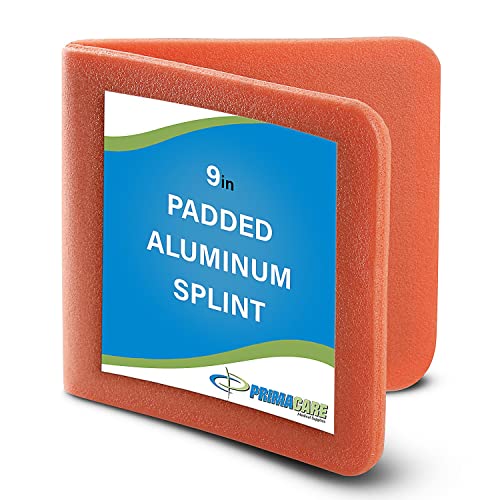 Padded Aluminum Medical Splint - 9 Inch Waterproof Emergency Support