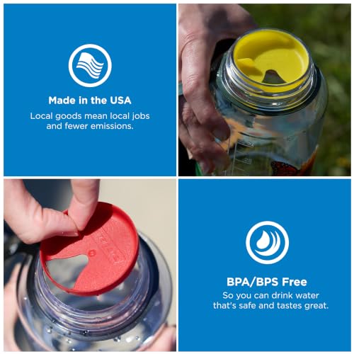 Easy Sipper Water Bottle - 32 oz, BPA-Free, Pink