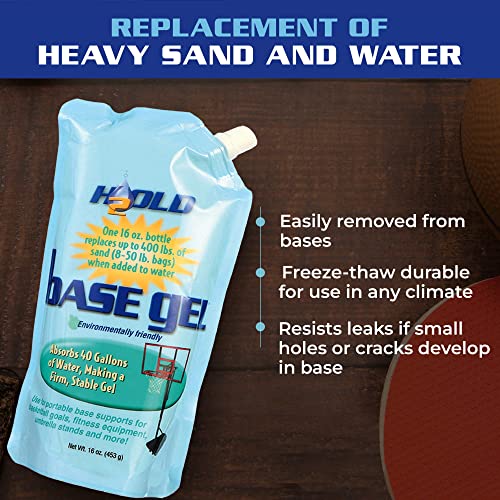 Base Gel Polymer for Stabilizing Basketball Hoops & Sign Bases - 16 oz