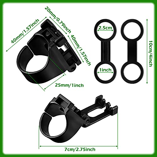 Snorkel Clip Keeper Mask Strap Holder - 8 Pack Quick Release