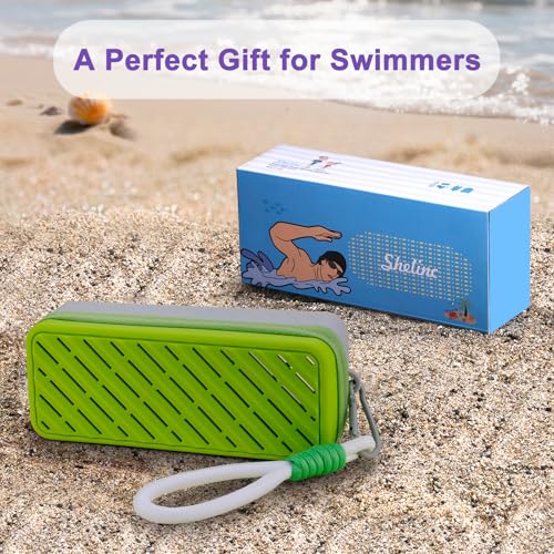 Silicone Swim Goggle Case with Drain Holes & Carabiner