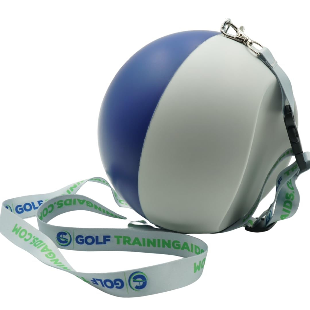 The Original Compression Ball – Golf Swing Trainer for Perfect Impact, Forearm Connection & Better Ball Striking – Helps Fix Chicken Wing & Improve Tempo – Soft Memory Foam Aid