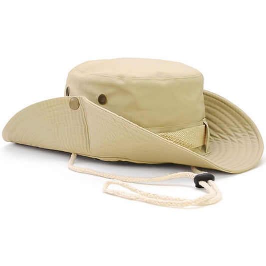 Favuit Sun Hats for Men Women, Fishing Hat UV Protection Wide Brim Bucket Hats Breathable Foldable Boonie Hat for Outdoor Hiking Camping Safari Travel Beach Sports (Beige)