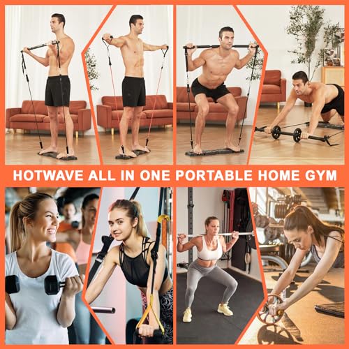 Portable Push Up Board & Plank Trainer - Black
