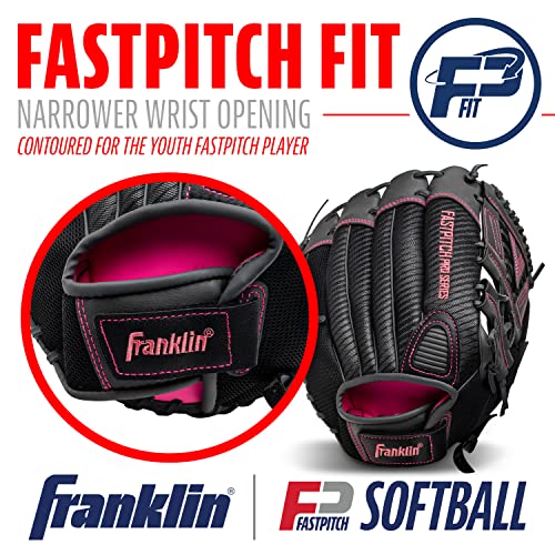 Franklin Sports Pink 12" Windmill Pro Fastpitch Softball Glove - Right Hand Throw