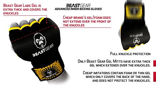 Boxing Hand Wraps with Gel Padding - Small Size, 100cm Straps