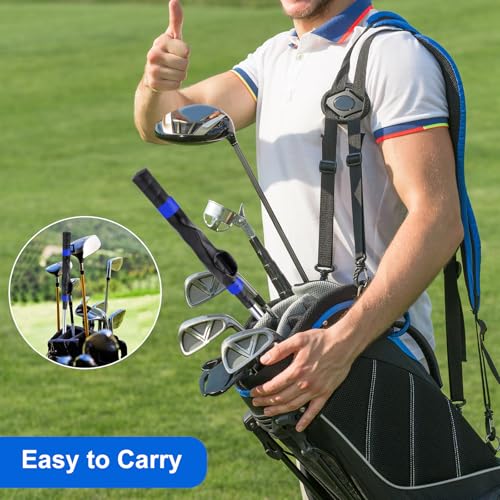 Golf Grip Trainer for Right-Handed Golfers - Swing Correction Aid - Blue