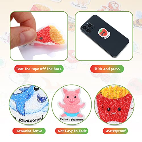 50 Pcs Reusable Anxiety Sensory Stickers - Inspiration Design