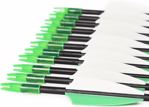 LWANO 28" Fiberglass Arrows - Durable Target Arrows with Blunt Tips for Youth & Beginners | Pack of 12