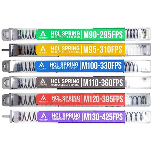 High Cycle Life Spring M120-395FPS for AEG Airsoft - Red