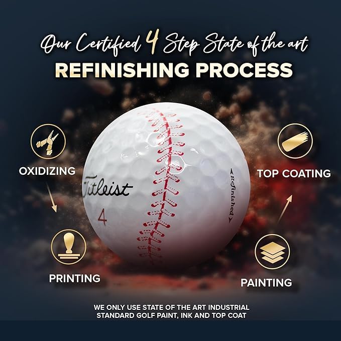 Refinished Titleist Pro V1X Golf Balls Set of 12 | Certified Used Golf Balls for All Skill Levels