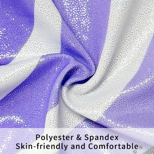 Gymnastics Leotards for Girls - 3-Piece Dance Outfit, 8Y