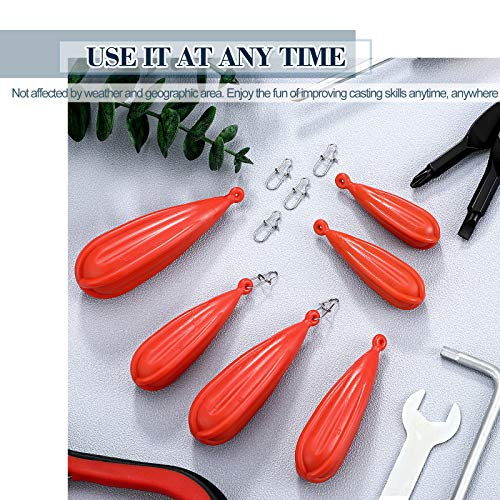 Fishing Practice Plug - Rubber Casting Bait for Kids, 6 Sizes