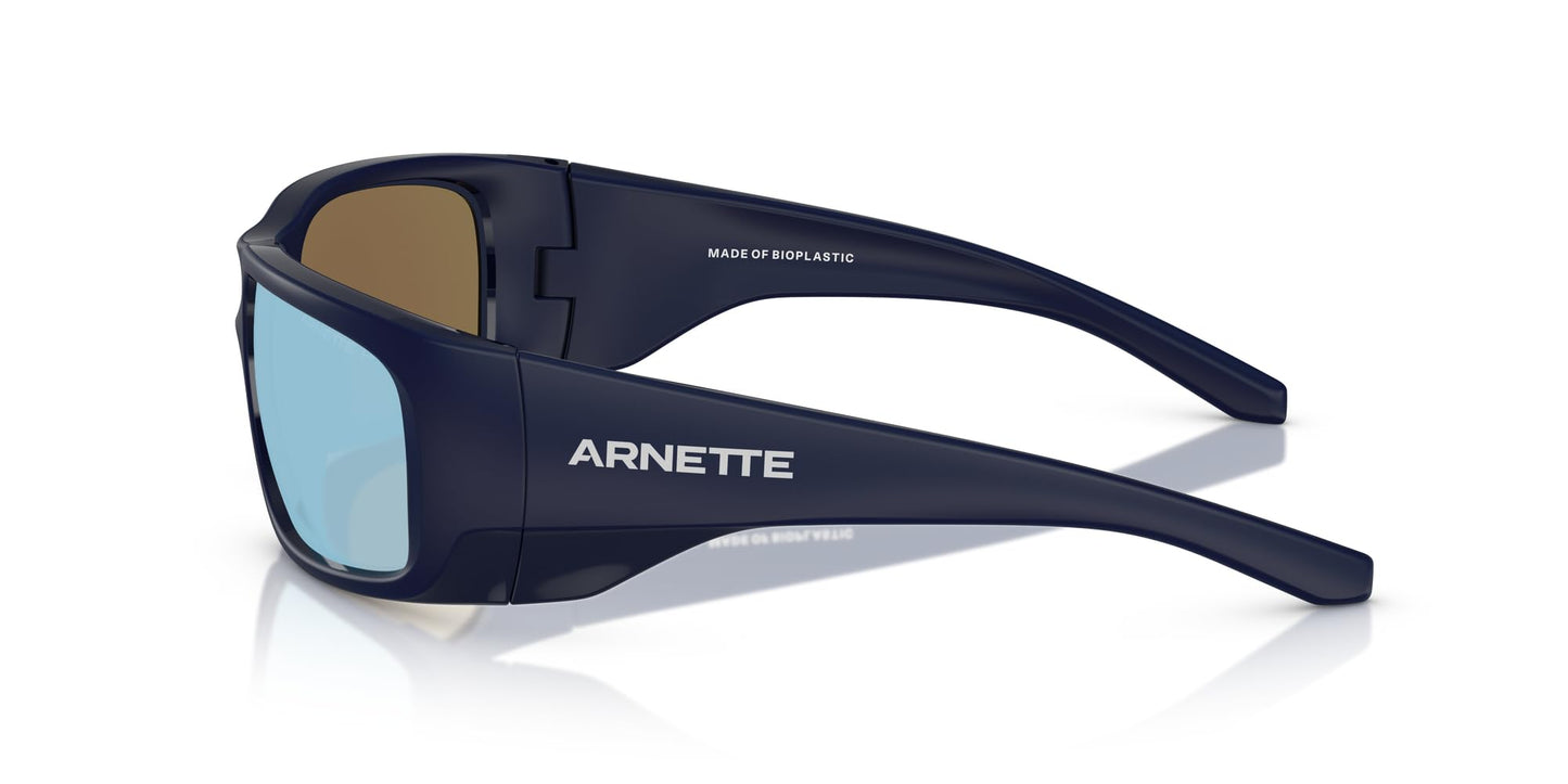 ARNETTE Sunglasses AN 4345 275922 Dark Blue Matte Top/Shiny/Grey Mirror Water Polar Policarbonate Polarized