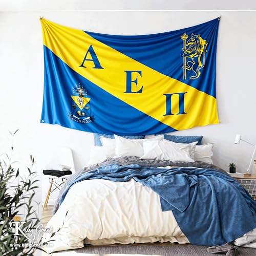 King Greek Alpha Epsilon Pi Fraternity Flag 3x5 ft Outdoor Indoor Decor
