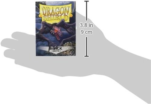 Dragon Shield | Matte Card Sleeves - 100 CT Smooth & Durable TCG Protection | Black