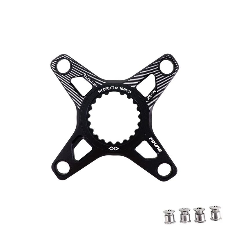 DJC Bike Chairing Spider Adapter for Shimano Direct Mount to 104BCD M6100 M7100 M8100 M9100 XTR SLX (for Shimano to 104BCD)