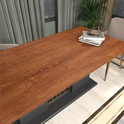Walnut Wood Contact Paper - 80" x 16" Peel and Stick Wallpaper