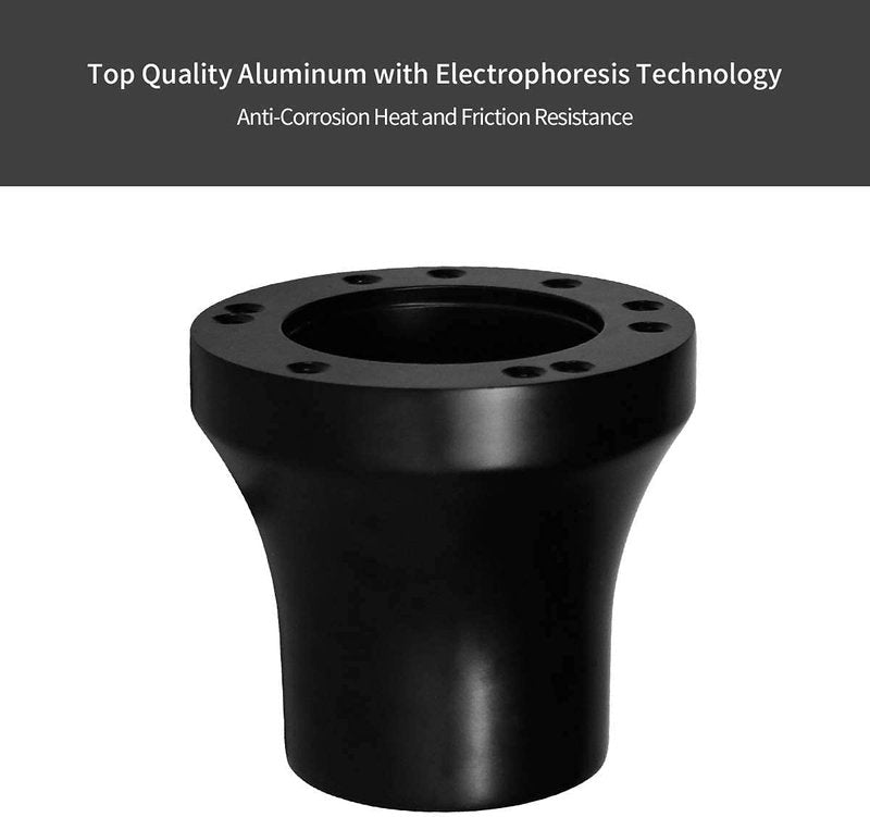 Roykaw Golf Cart Steering Wheel Hub Adapter Compatible with Club Car DS - Black