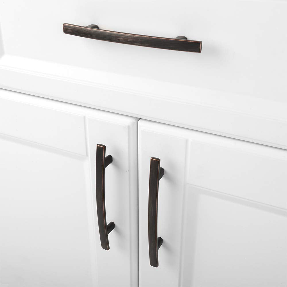 KOOFIZO 30 Pack 3-3/4 Inch Oil Rubbed Bronze Kitchen Cabinet Pulls Rubbed Bronze Cabinet Handles Bronze Cabinet Hardware for Kitchen Cabinets 1961 Drawer Dresser Cupboard Bedroom