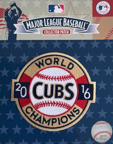Chicago Cubs 2016 World Champions Collector Patch - 4"x3.75"
