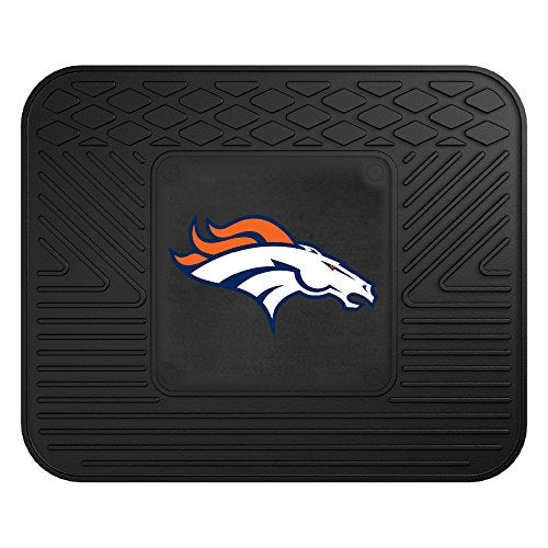 Denver Broncos Utility Car Mat - Rear - 14in x 17in, All Weather Protection