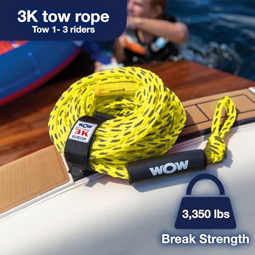60ft Tow Rope for Towable Tubes - 2000 lb Break Strength