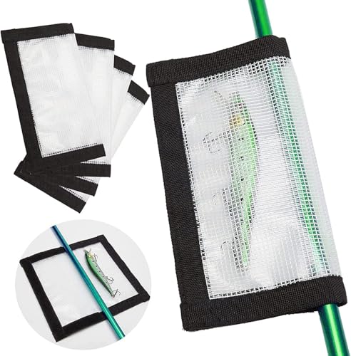 Fishing Lure Wraps - 2 Pack Clear PVC Rod Hook Protectors