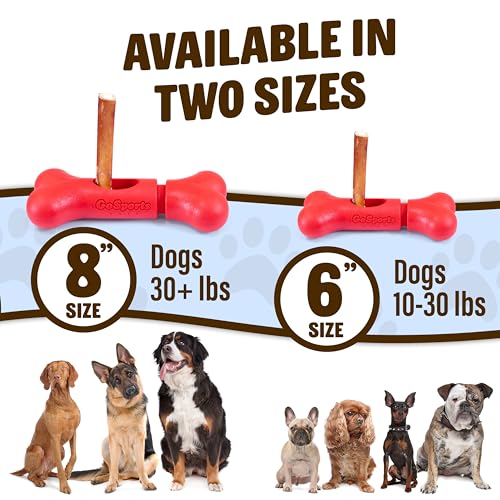 Chew Champ Dog Bully Stick Holder for Small Dogs Under 30 lbs - 6 Inch