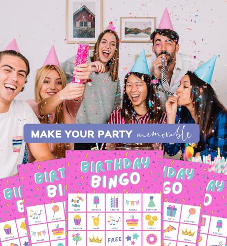 Markt Birthday Bingo Game for Kids Party Games, Games Supplies - 23