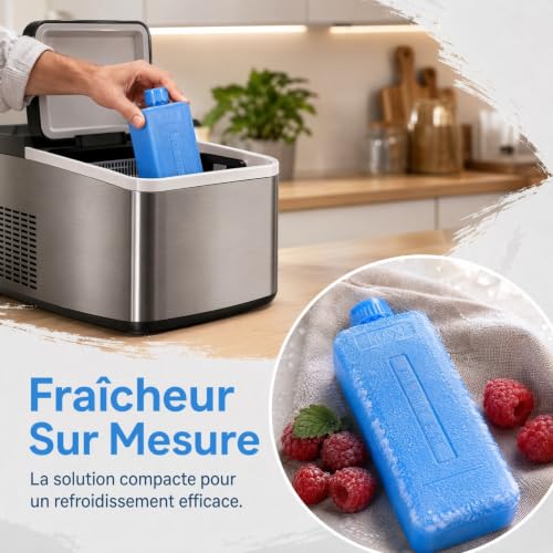 Homoyoyo Ice Packs for Portable Air Conditioner Fans, 8Pcs Mini