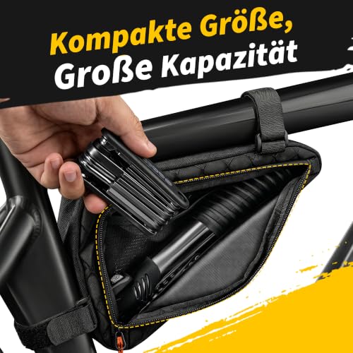 Bike Frame Bag,Bicycle Triangle Bag Black