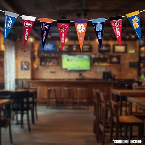 NCAA ACC Mini Felt Pennant Set - 4" x 9" Team Flags